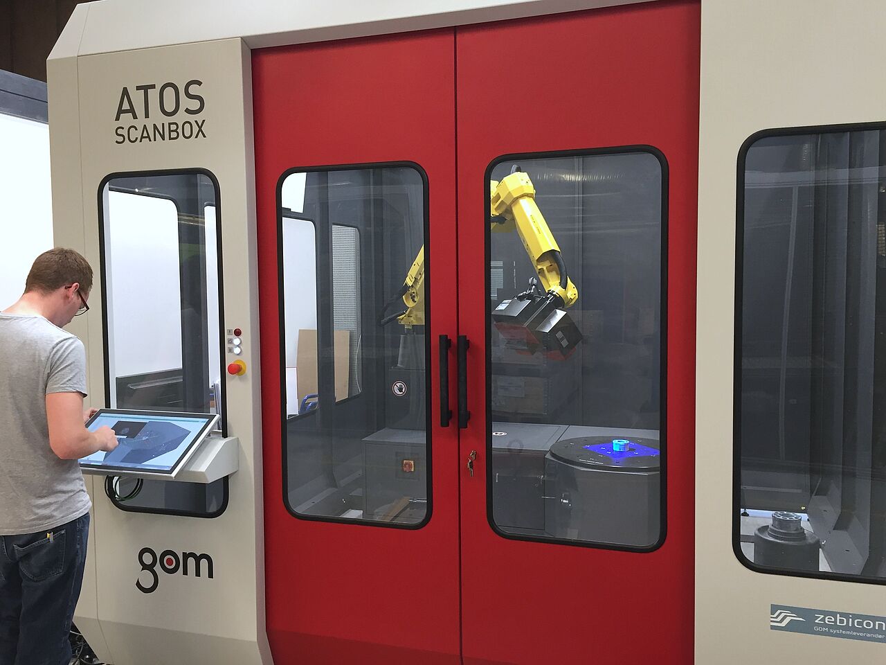 [Translate to English:] HBN-Teknik has invested in the fully automatic ATOS ScanBox 5120